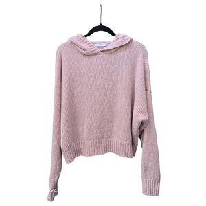 JustFab Blush Hooded Sweater
